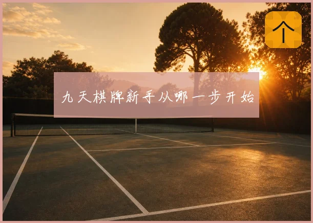 九天棋牌新手从哪一步开始
